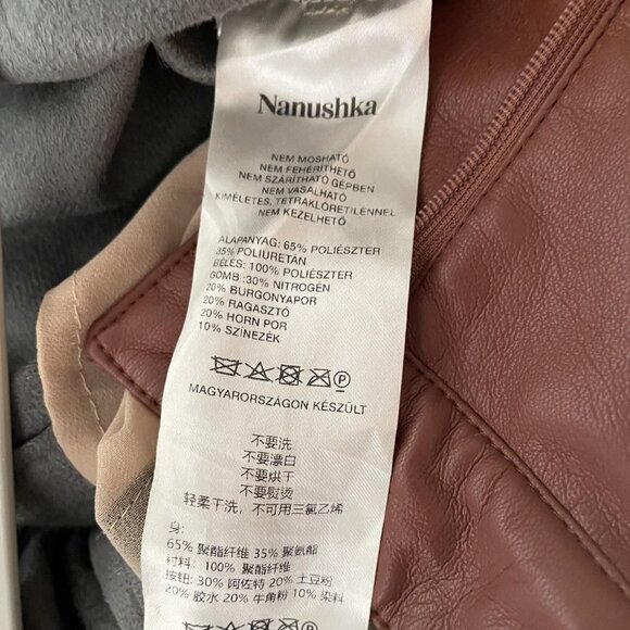 NANUSHKA - High-Rise Vegan Leather - Picture 5 of 6